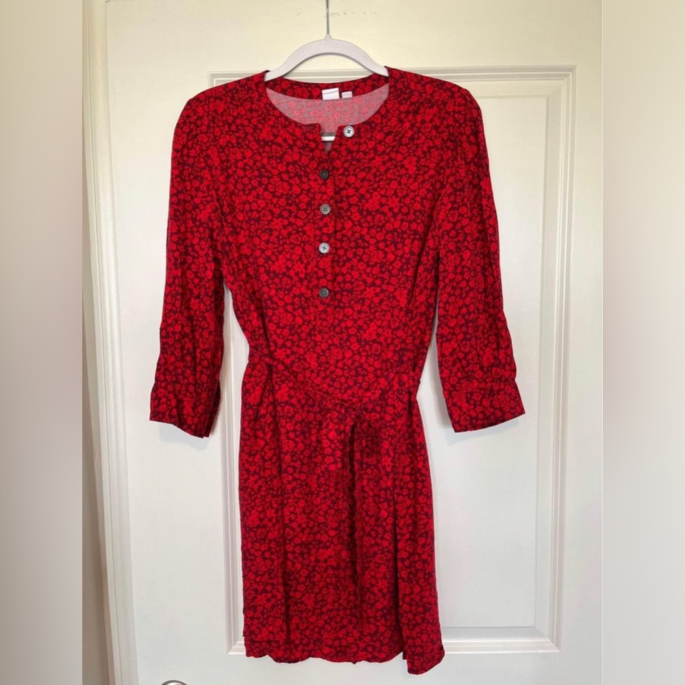 (Sold!) Lightweight Red Gap Dress